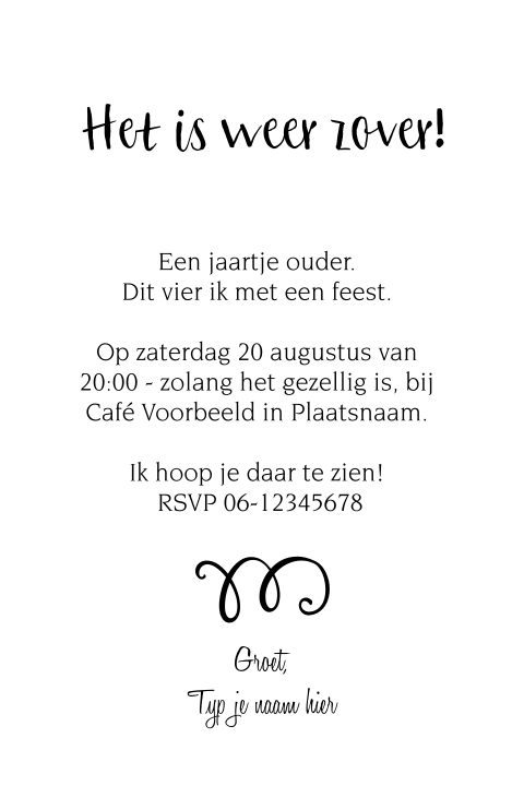 Kaart binnenkant