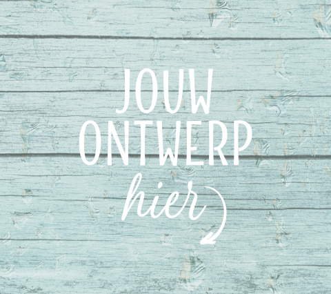 Mint hout Belgisch formaat vierkant kaart zelf maken