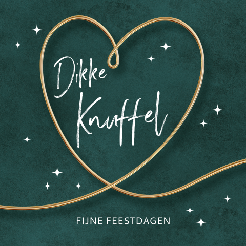 Lieve kerstkaartjes dikke knuffel