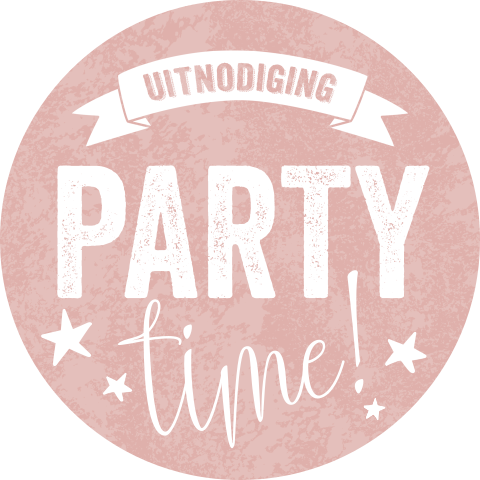 Sluitzegel zelf maken roze Party time!