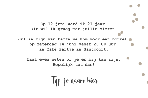 Kaart binnenkant