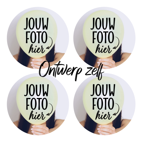 Foto kaarten collage vier cirkels