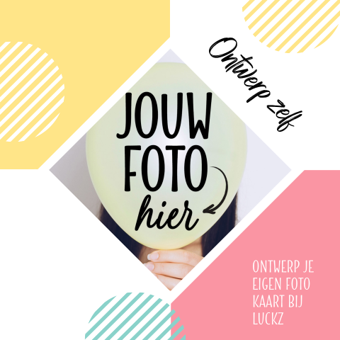 Leuke uitnodiging maken met eigen foto