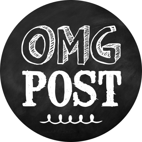 OMG Sluitsticker post