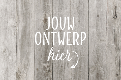 Hout kaart zelf maken liggend