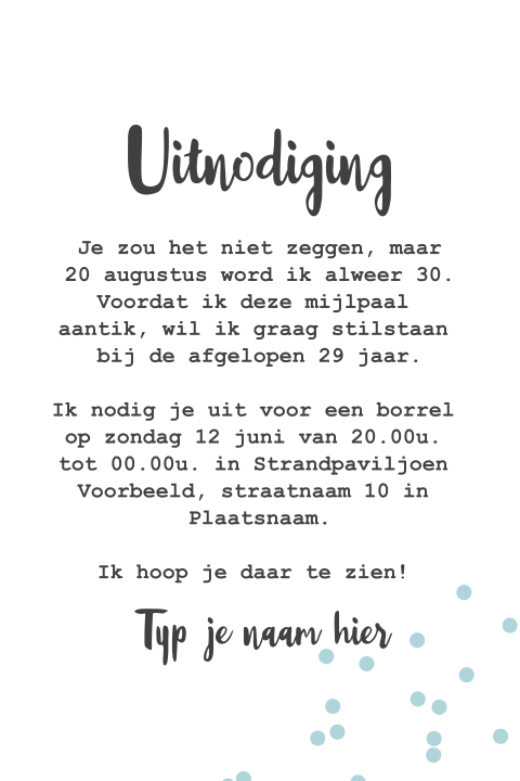 Kaart binnenkant