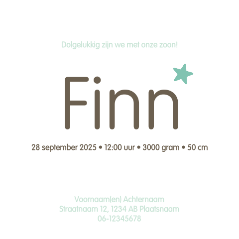 Kaart binnenkant