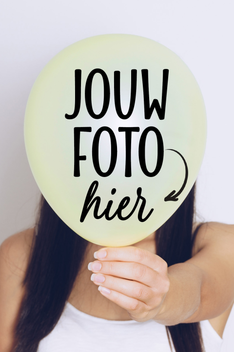 Fotokaart zelf maken enkel staand