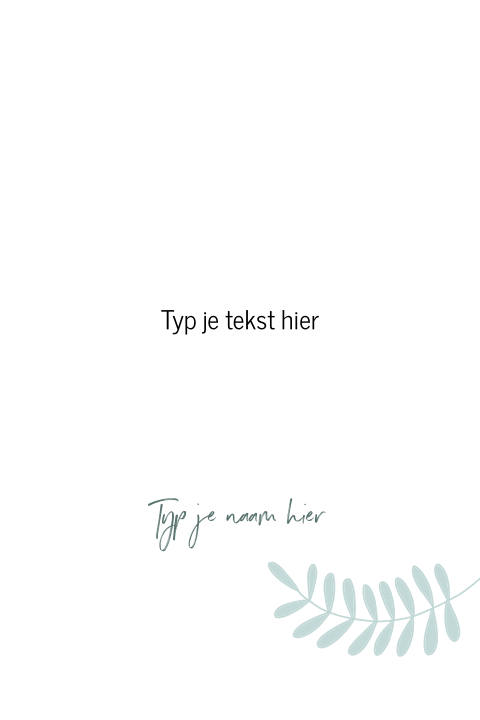 Kaart binnenkant