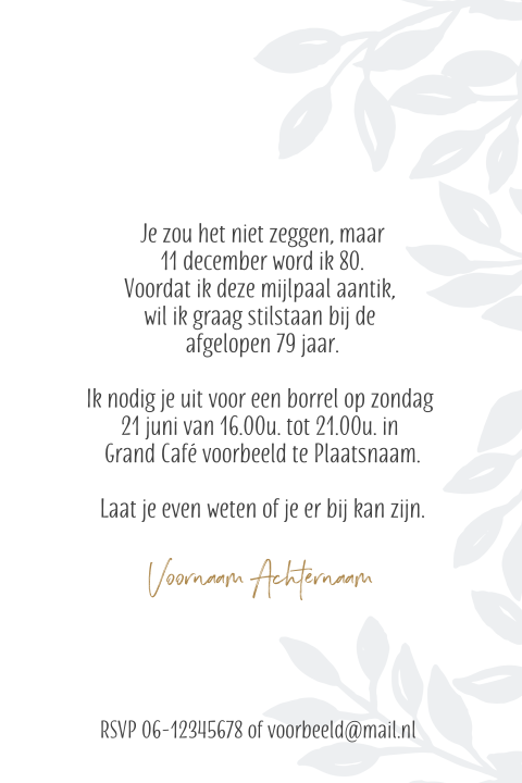 Kaart binnenkant