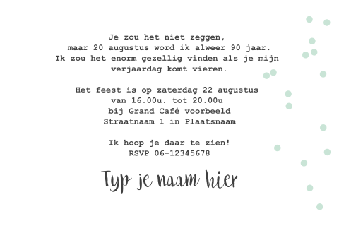 Kaart binnenkant