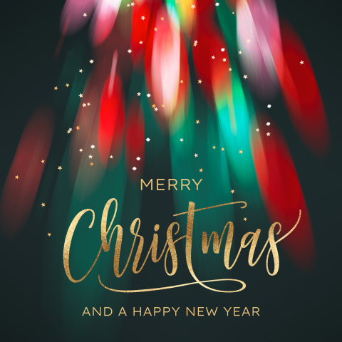 Originele kerstkaarten sfeervolle kleuren