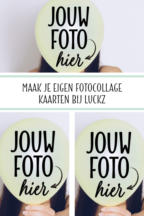 Collage fotokaart maken 3 foto's
