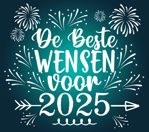Kerstkaart beste wensen nieuwjaarskaart 2025