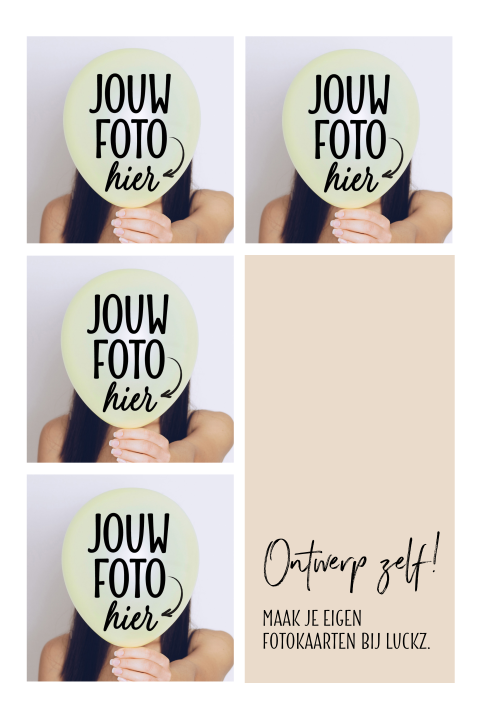 Fotokaart maken met collage