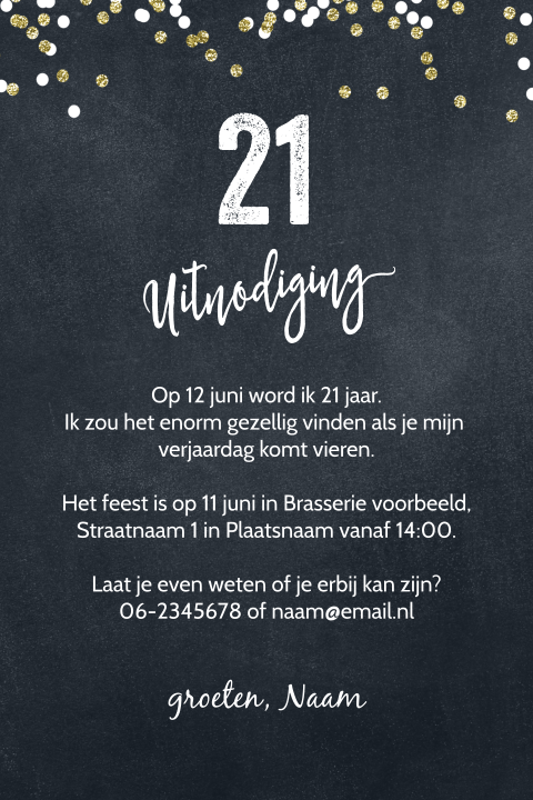 Kaart binnenkant