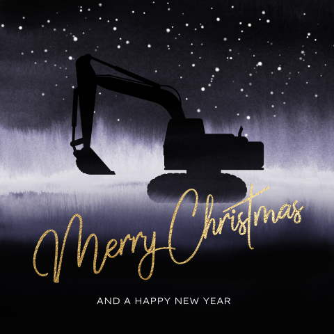 Zakelijke Kerstkaart bouw bedrijf