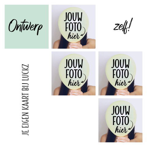 Fotocollage kaart maken