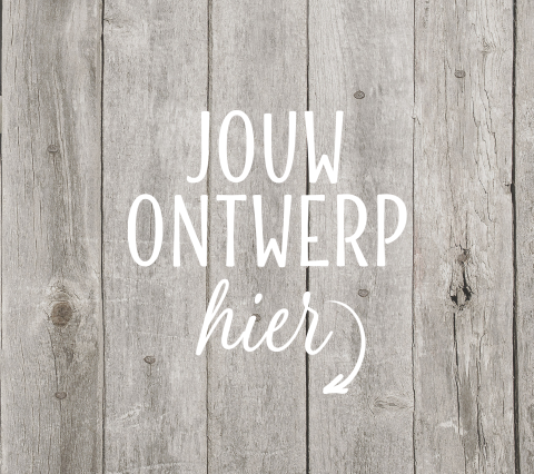 Hout Belgisch formaat vierkant kaart zelf maken