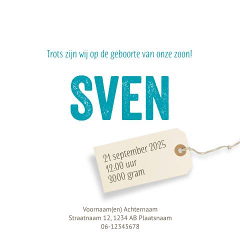 Kaart binnenkant