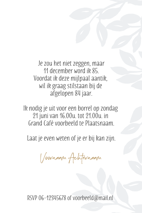 Kaart binnenkant
