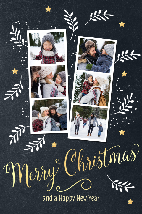 Kerstkaarten maken met foto collages