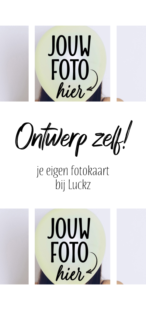 Kaart maken met 2 eigen foto's