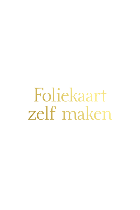 Foliekaart Blanco Staand Enkel