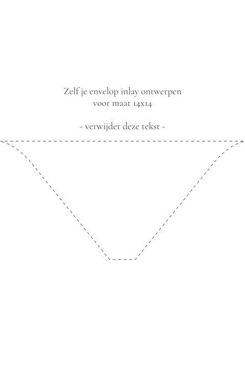 envelop inlay zelf ontwerpen 14x14