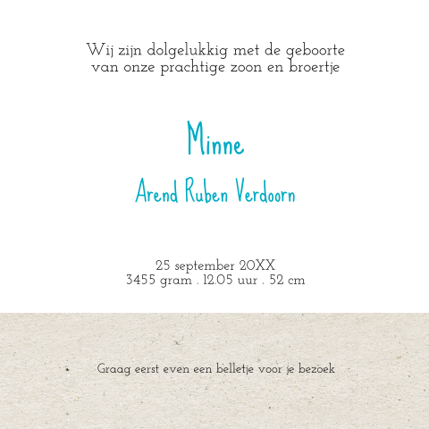 Kaart binnenkant