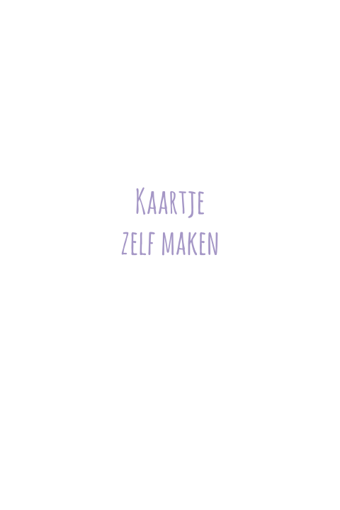 Staande kaart blanco dubbel rouwkaartje rouw