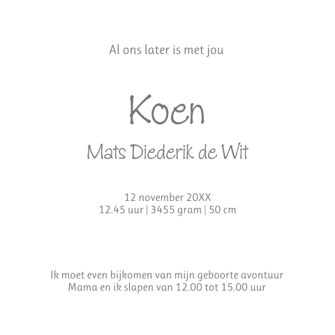 Kaart binnenkant