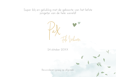 Kaart binnenkant