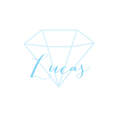 Modern geboortekaartje met diamant