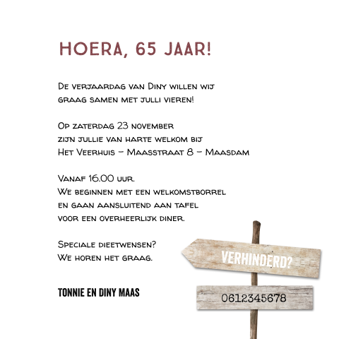 Kaart binnenkant