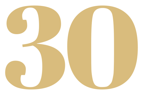 Cijfer uitnodiging 30 jaar zelf maken