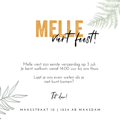 Kaart binnenkant