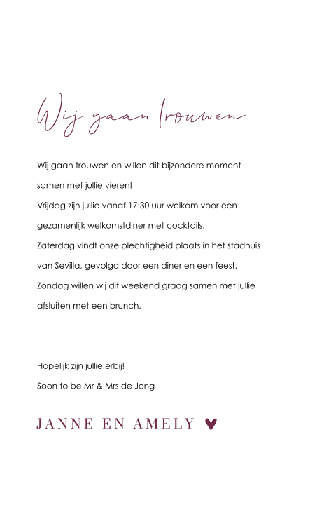 Kaart binnenkant