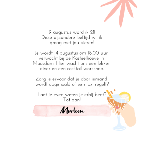 Kaart binnenkant
