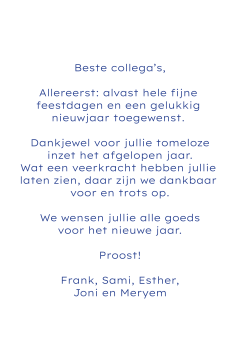 Kaart binnenkant