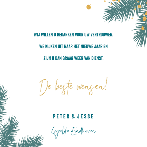 Kaart binnenkant