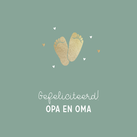 Lieve wenskaart om opa oma te feliciteren