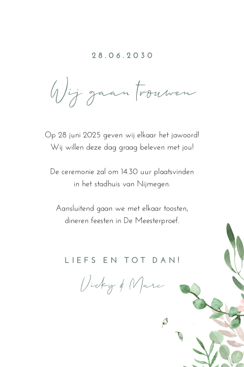 Kaart binnenkant