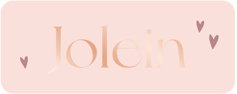 Doopsuikersticker in roze met hartjes en roséfolie