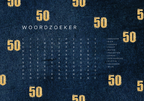 Placemat blauw met gouden details