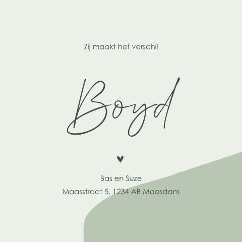 Kaart binnenkant