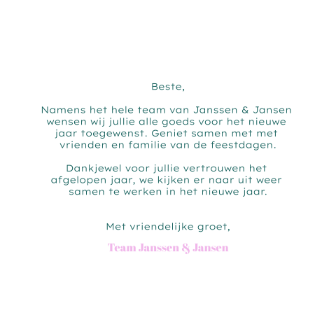 Kaart binnenkant
