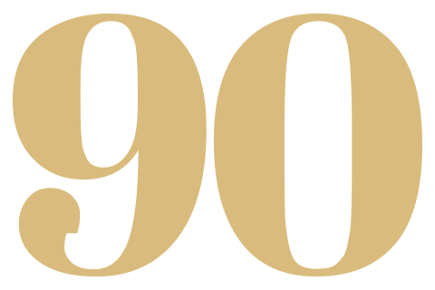 Zelf maken uitnodiging verjaardag | 90 jaar