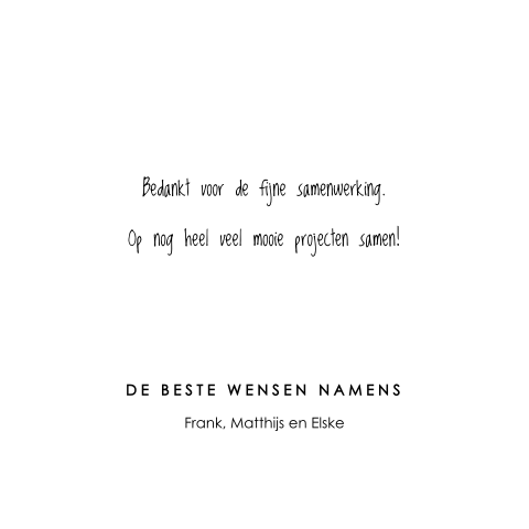 Kaart binnenkant