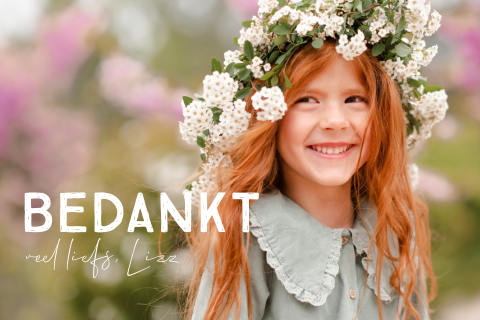 Bedankkaart met foto